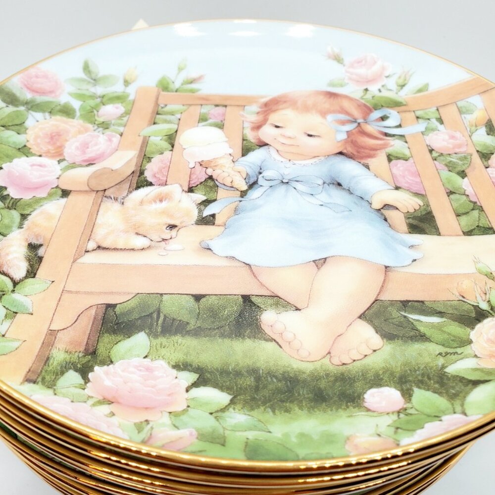 8 - Porcelain Collector Plate by Ruth J. Morehead from the Collection entitled